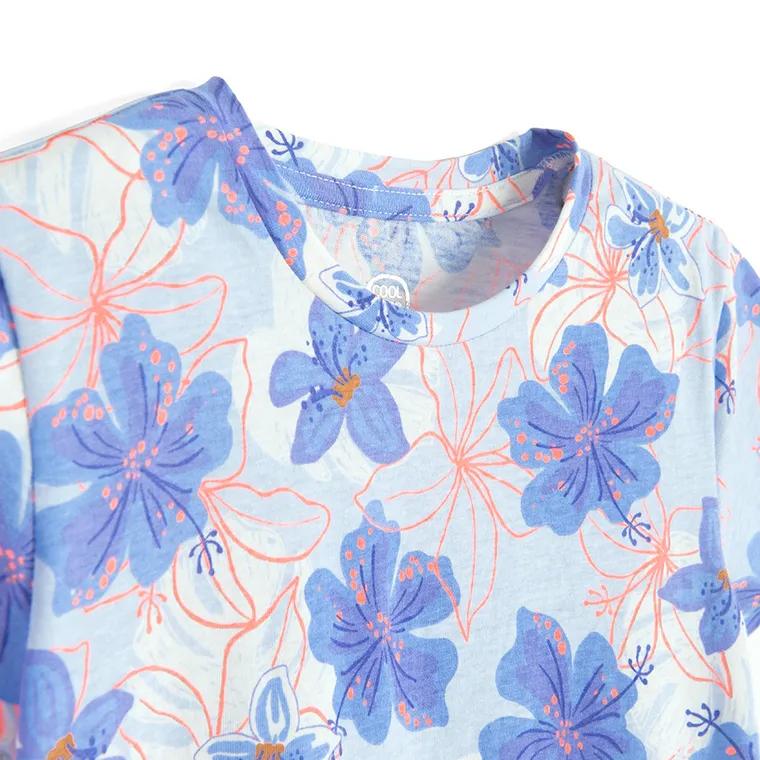 Cool Club, Sukienka dziewczęca z krótkim rękawem, niebieska