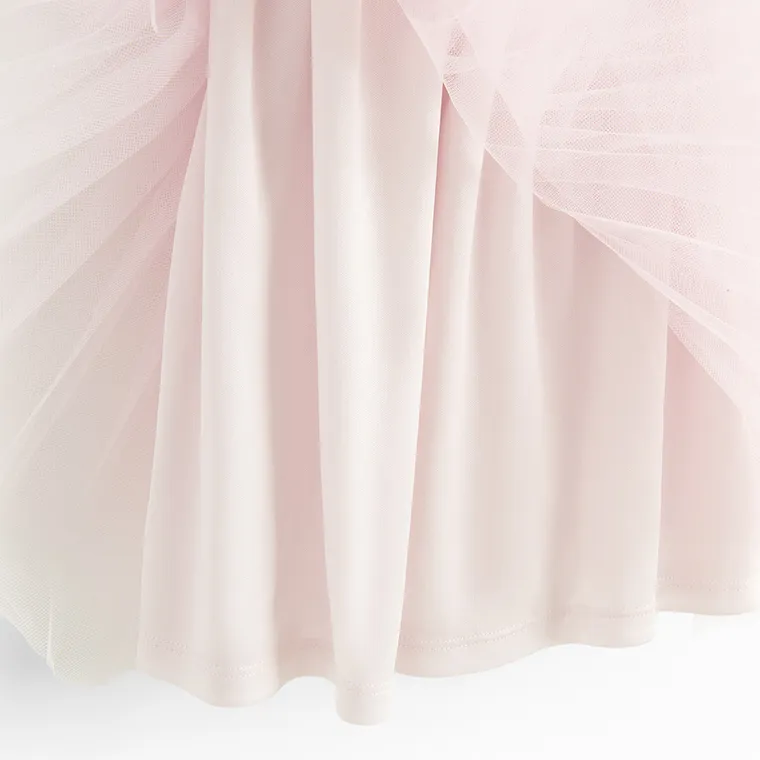 Cool Club, Sukienka dziewczęca z krótkim rękawem, różowa