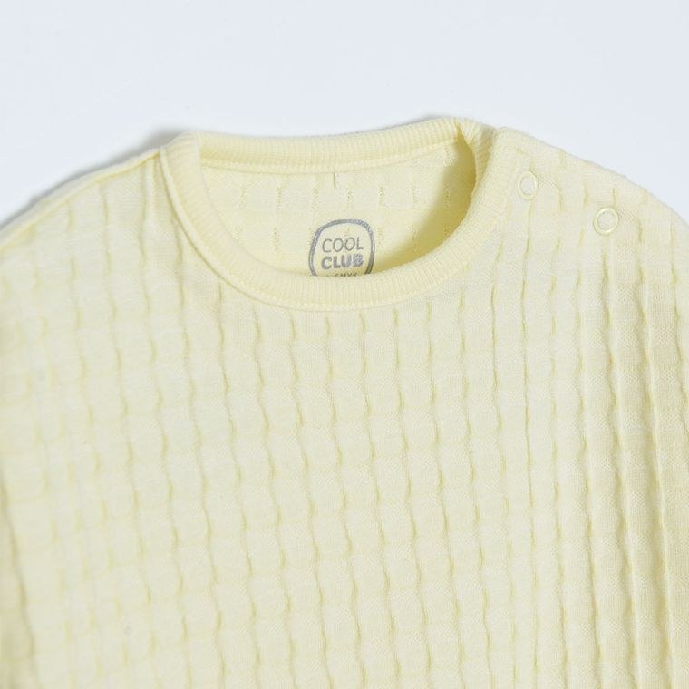 Cool Club, Sukienka dziewczęca z krótkim rękawem, żółta