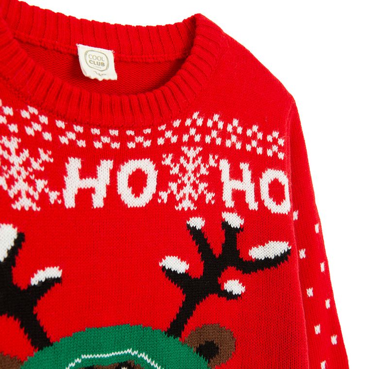 Cool Club, Sweter chłopięcy, czerwony