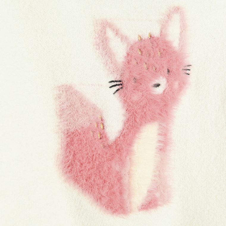 Cool Club, Sweter dziewczęcy, ecru