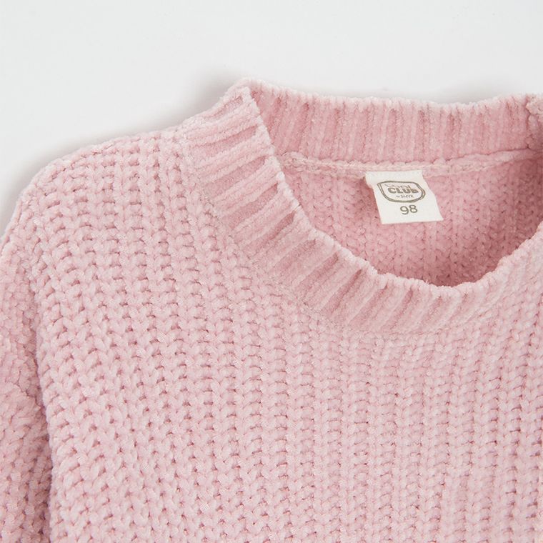 Cool Club, Sweter dziewczęcy, różowy