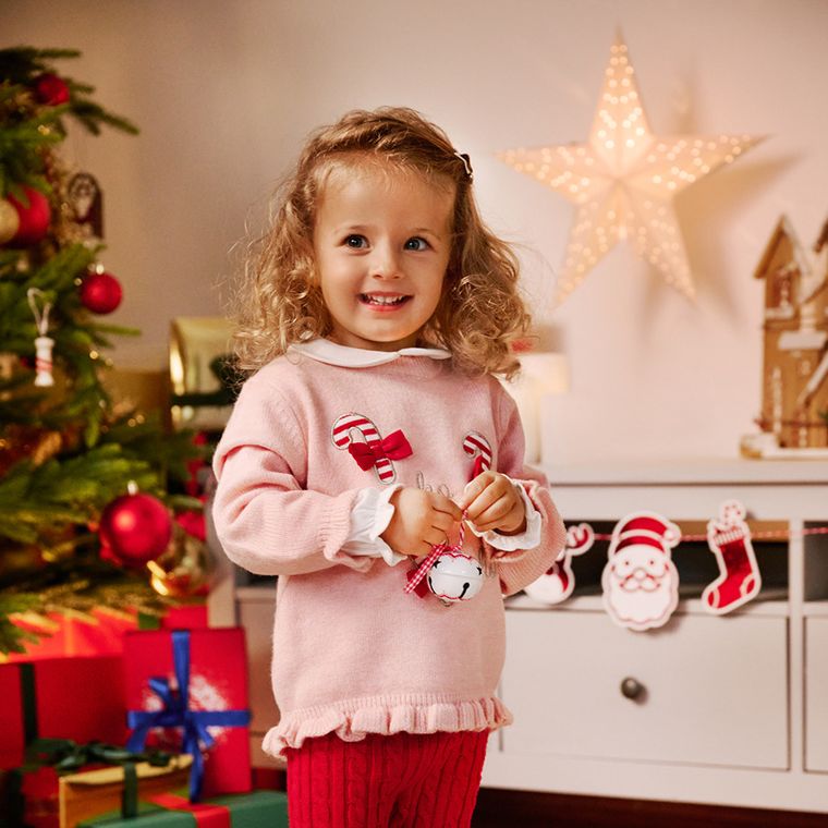 Cool Club, Sweter dziewczęcy, różowy