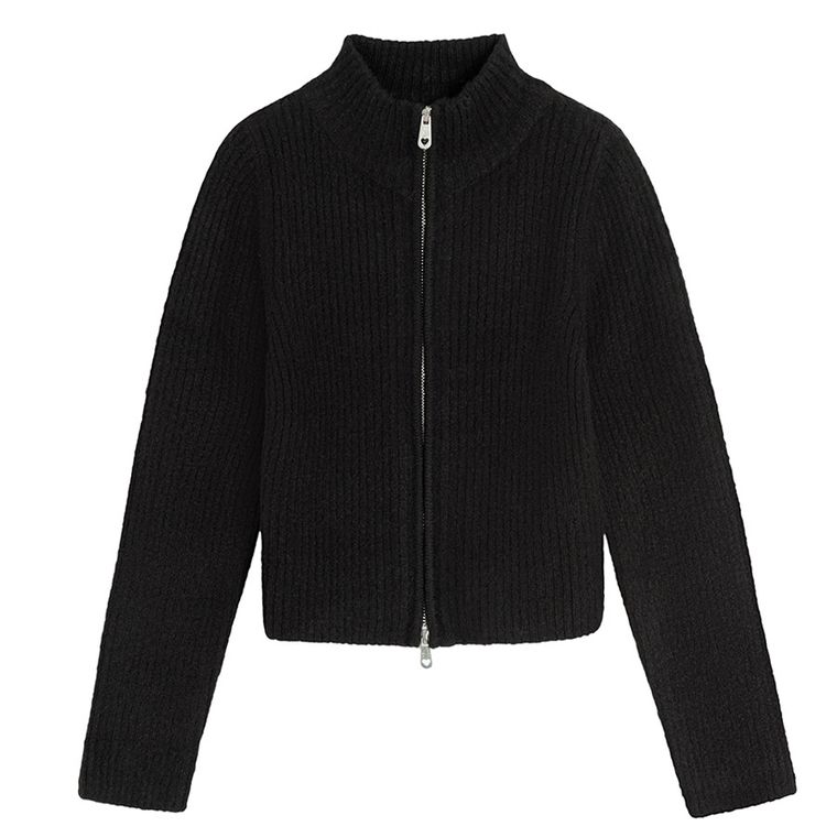 Cool Club, Sweter dziewczęcy, rozpinany, czarny