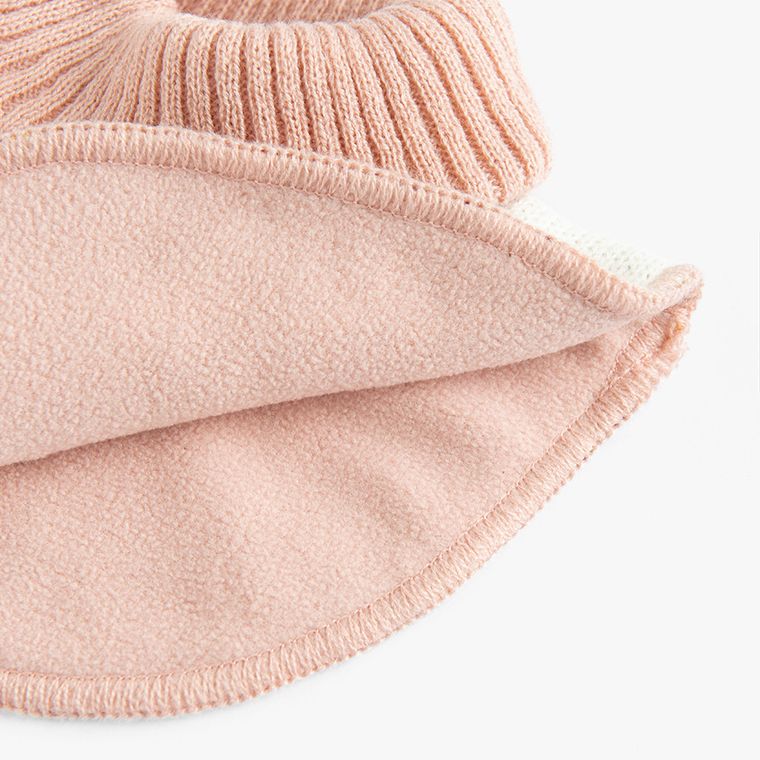 Cool Club, Szalik dziewczęcy z golfem, różowy