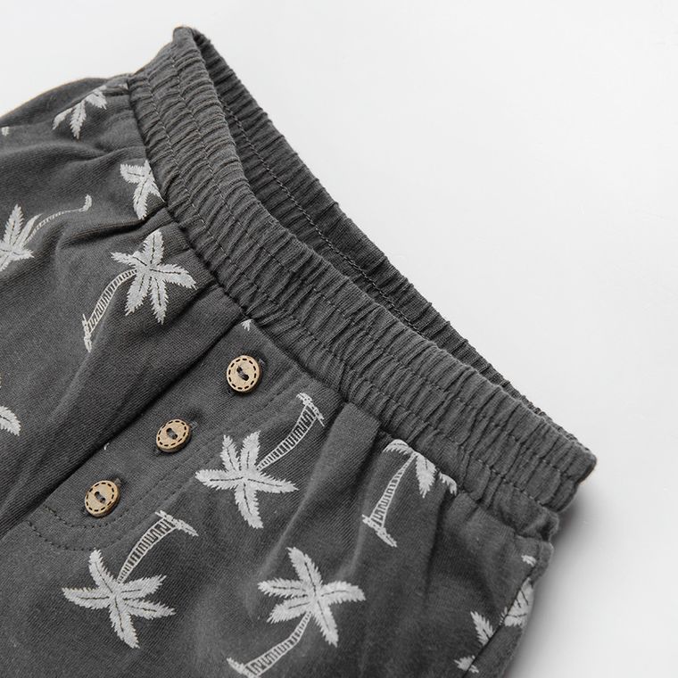 Cool Club, Szorty chłopięce, bawełna organiczna, grafitowe