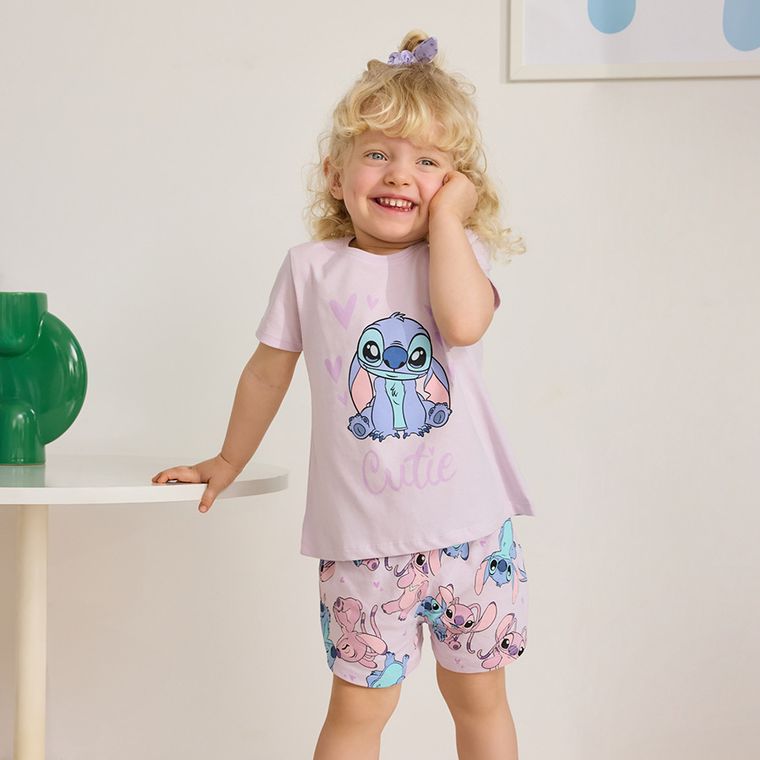 Cool Club, Szorty dziewczęce, fioletowe, Lilo i Stitch