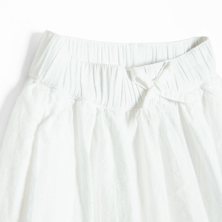 Cool Club, Szorty dziewczęce z lnem, białe