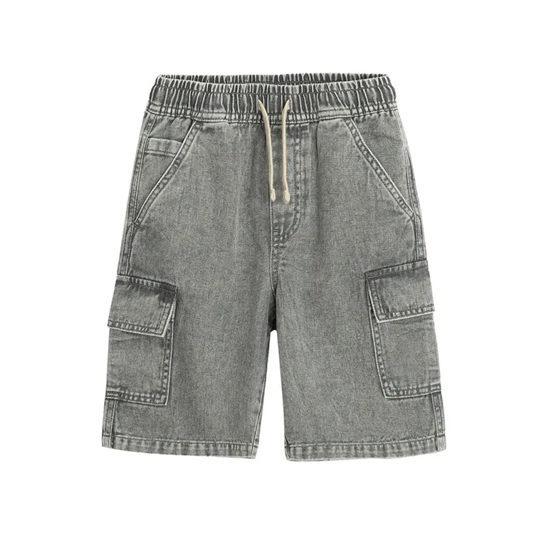 Cool Club, Szorty jeansowe chłopięce, pul on, szare