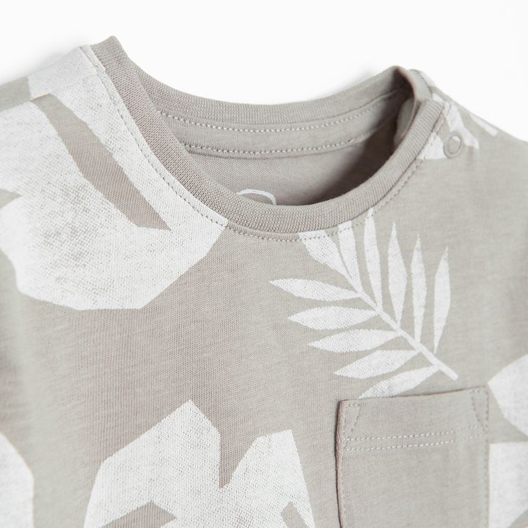 Cool Club, T-shirt chłopięcy, beżowy
