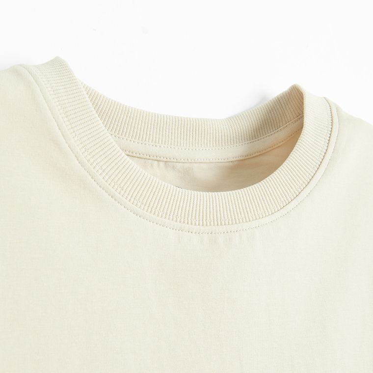 Cool Club, T-shirt chłopięcy, beżowy