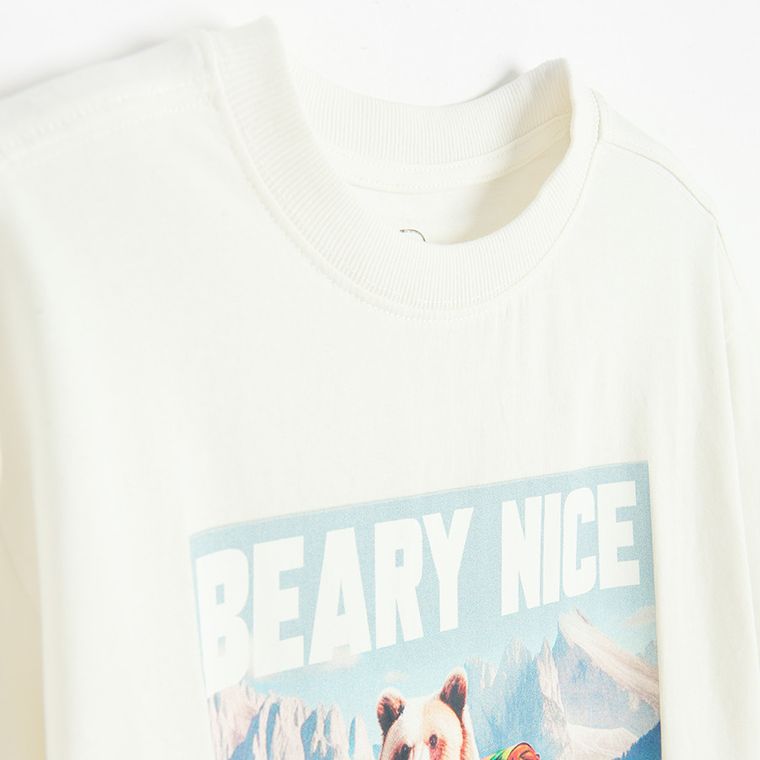 Cool Club, T-shirt chłopięcy, biały