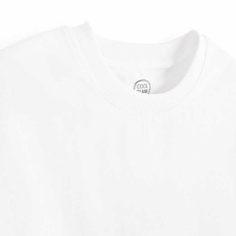 Cool Club, T-shirt chłopięcy, biały