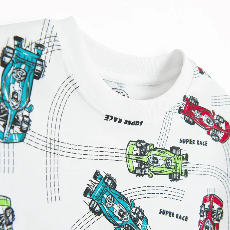 Cool Club, T-shirt chłopięcy, biały