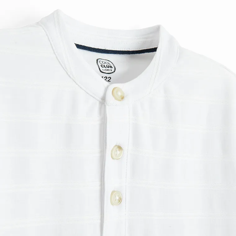 Cool Club, T-shirt chłopięcy, biały