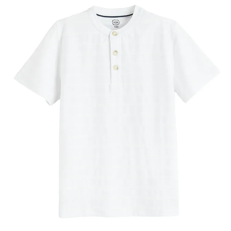 Cool Club, T-shirt chłopięcy, biały