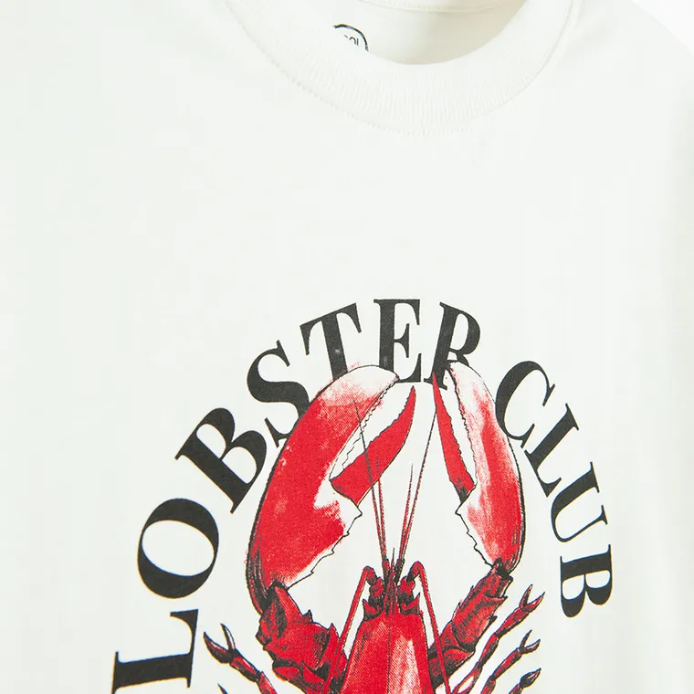 Cool Club, T-shirt chłopięcy, biały