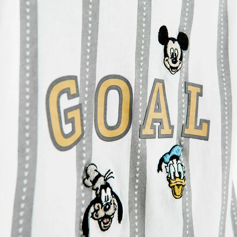 Cool Club, T-shirt chłopięcy, biały, Klub przyjaciół Myszki Miki