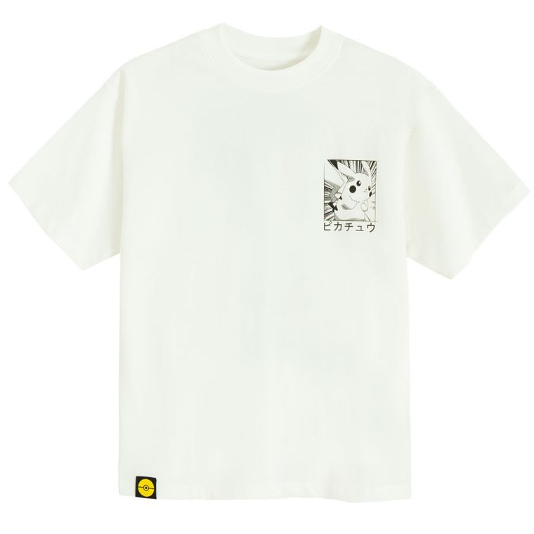 Cool Club, T-shirt chłopięcy, biały, Pokemon