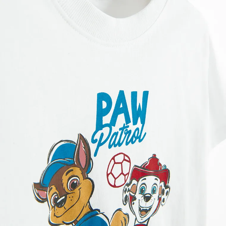 Cool Club, T-shirt chłopięcy, biały, Psi Patrol