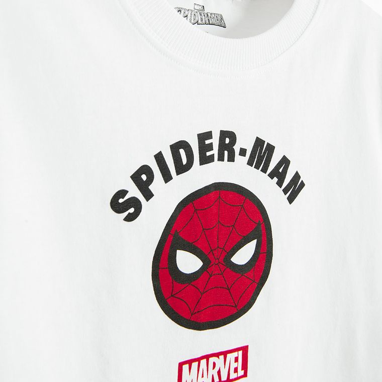 Cool Club, T-shirt chłopięcy, biały, Spider-Man