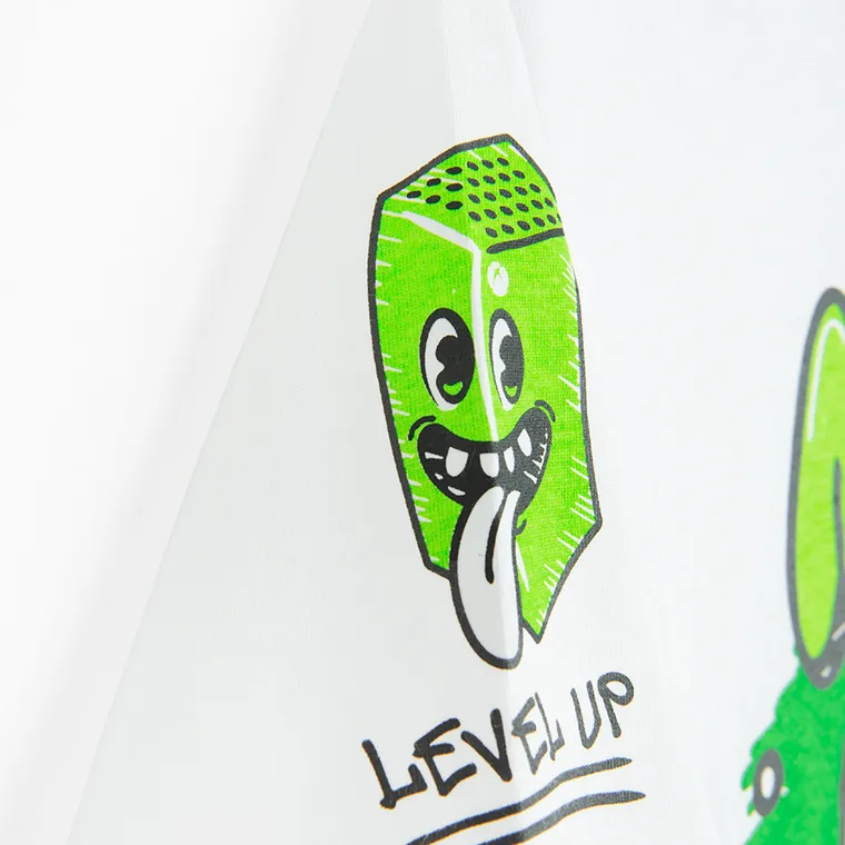 Cool Club, T-shirt chłopięcy, biały, Xbox