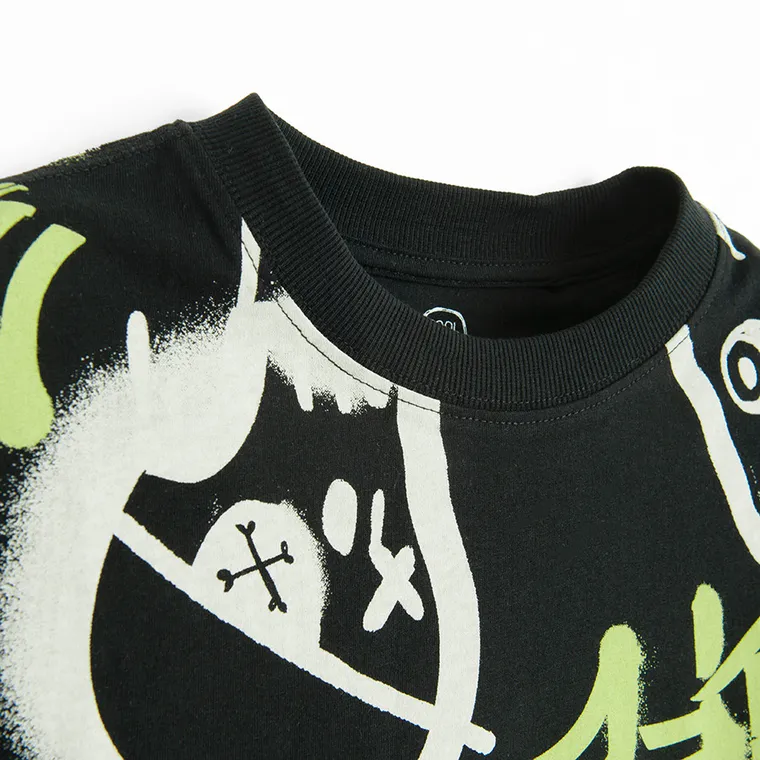 Cool Club, T-shirt chłopięcy, czarny