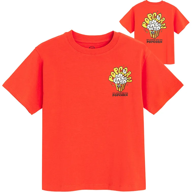 Cool Club, T-shirt chłopięcy, czerwony