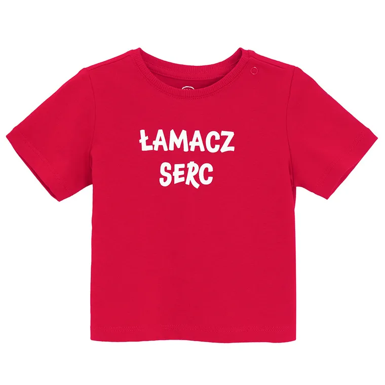 Cool Club, T-shirt chłopięcy, czerwony