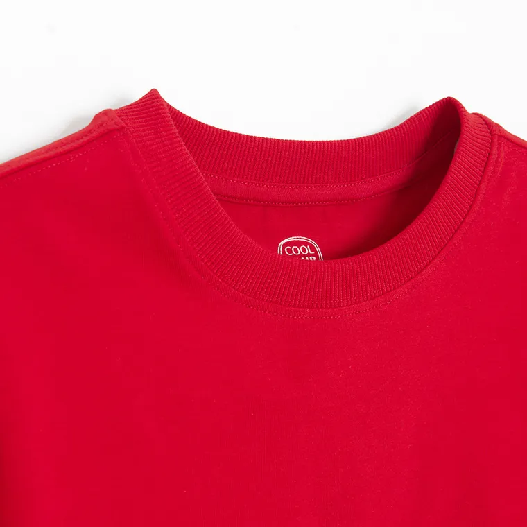Cool Club, T-shirt chłopięcy, czerwony