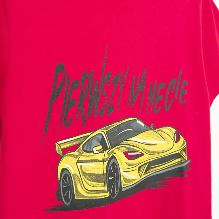 Cool Club, T-shirt chłopięcy, czerwony