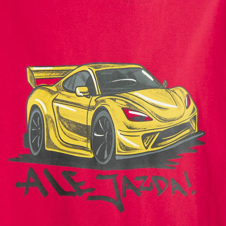 Cool Club, T-shirt chłopięcy, czerwony