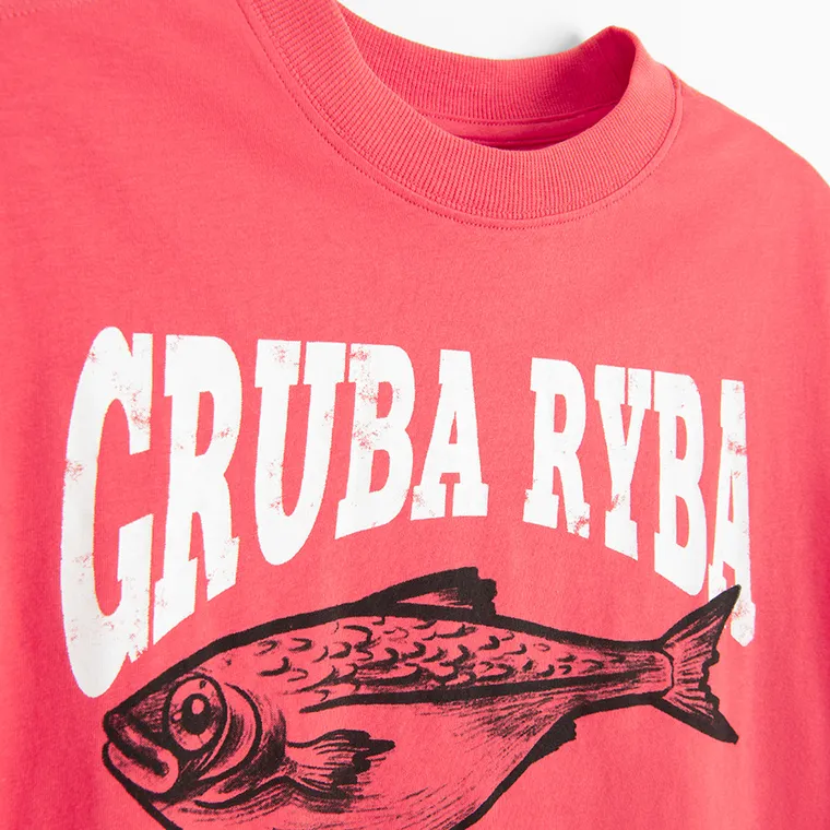 Cool Club, T-shirt chłopięcy, czerwony