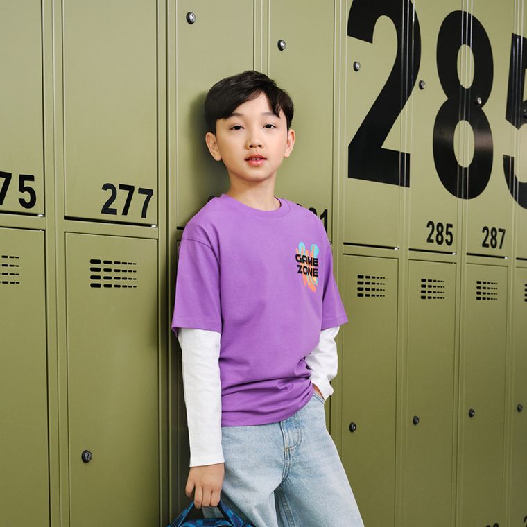 Cool Club, T-shirt chłopięcy, fioletowy