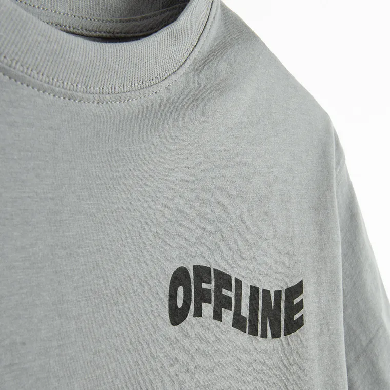 Cool Club, T-shirt chłopięcy, szary