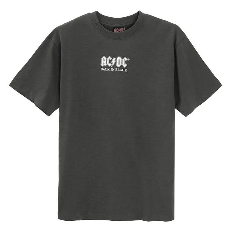 Cool Club, T-shirt chłopięcy, szary, AC/DC