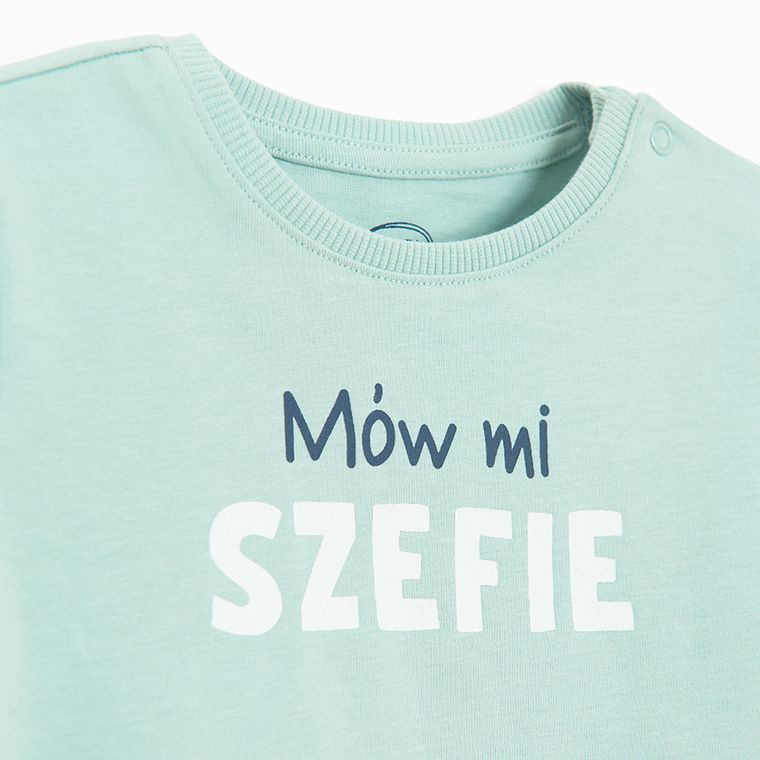Cool Club, T-shirt chłopięcy, turkusowy