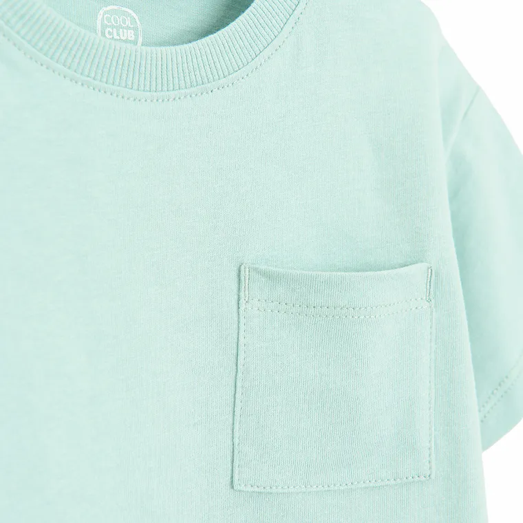 Cool Club, T-shirt chłopięcy, turkusowy