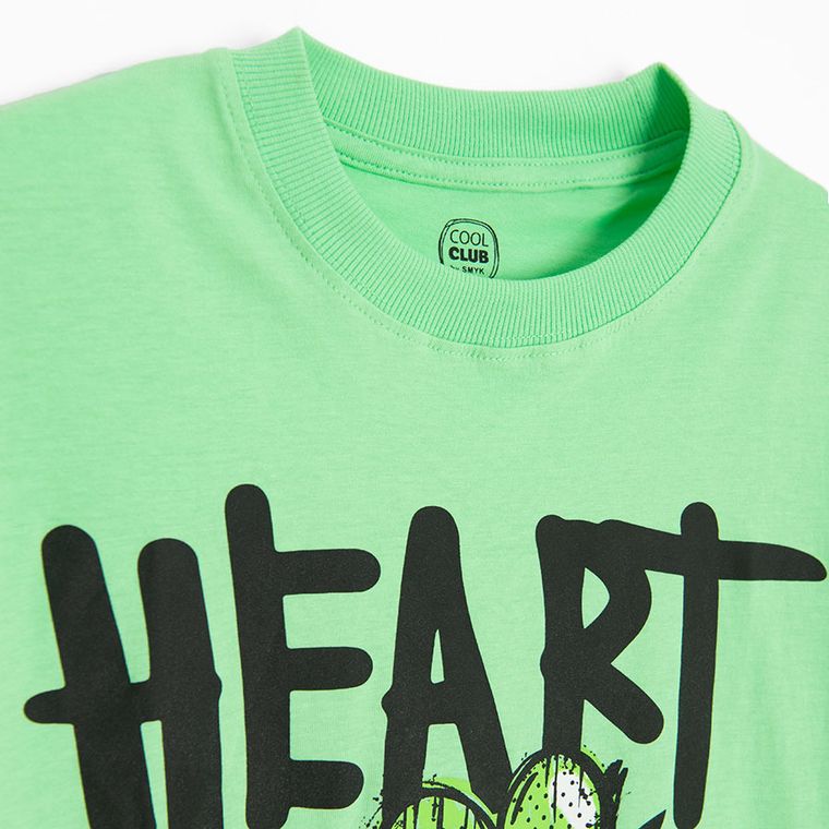 Cool Club, T-shirt chłopięcy, zielony