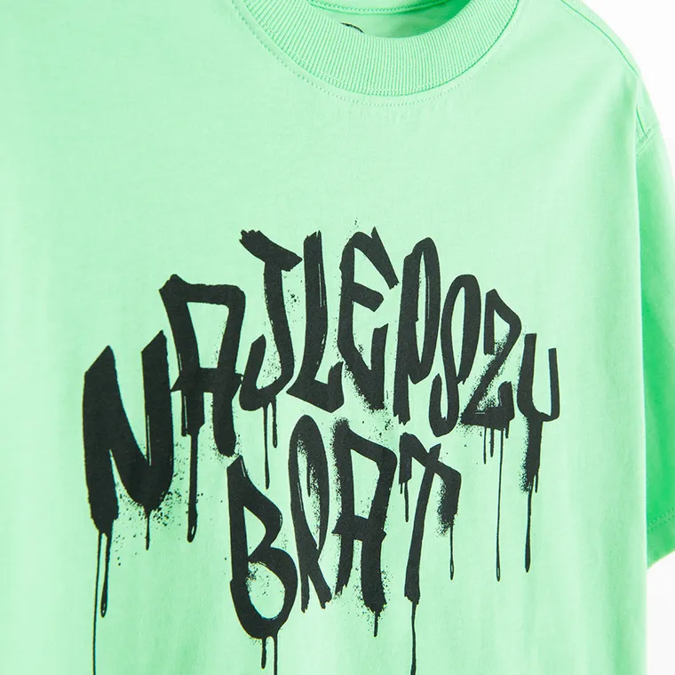 Cool Club, T-shirt chłopięcy, zielony