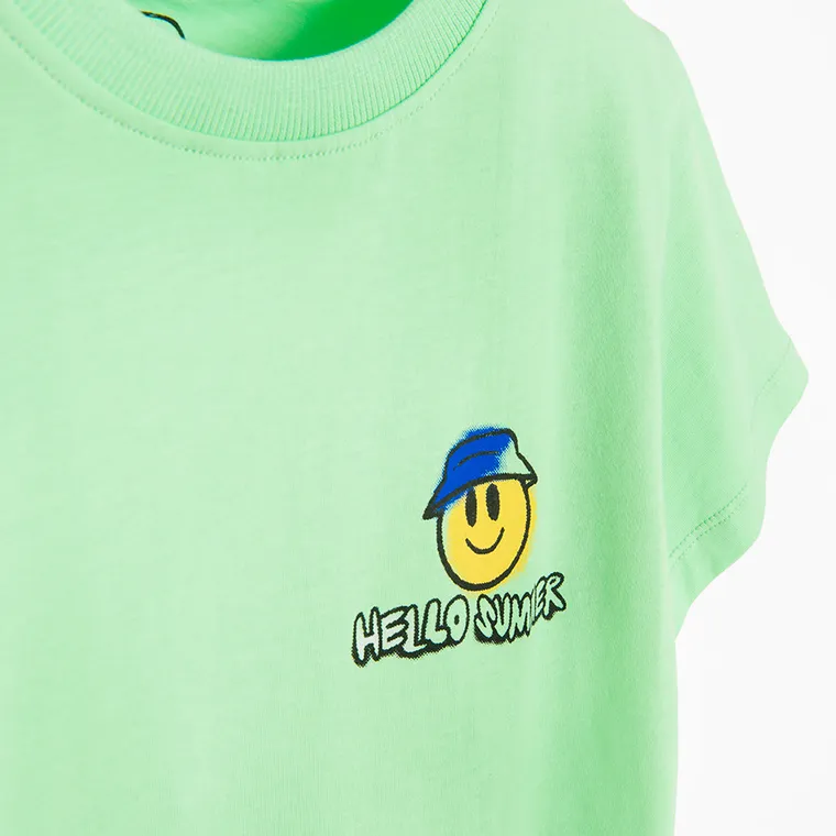 Cool Club, T-shirt chłopięcy, zielony