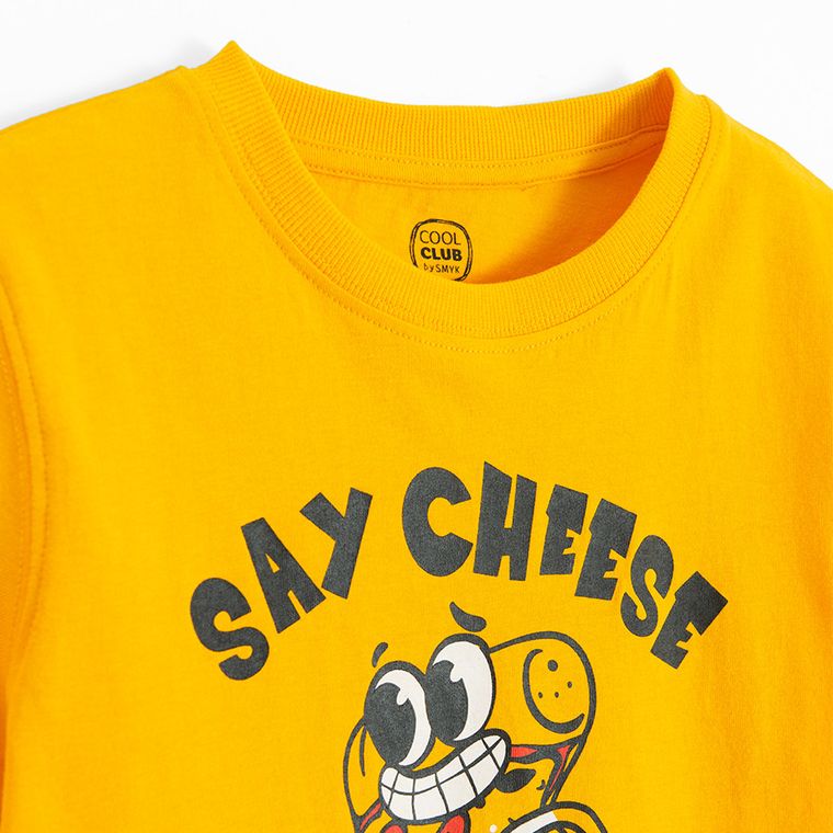 Cool Club, T-shirt chłopięcy, żółty