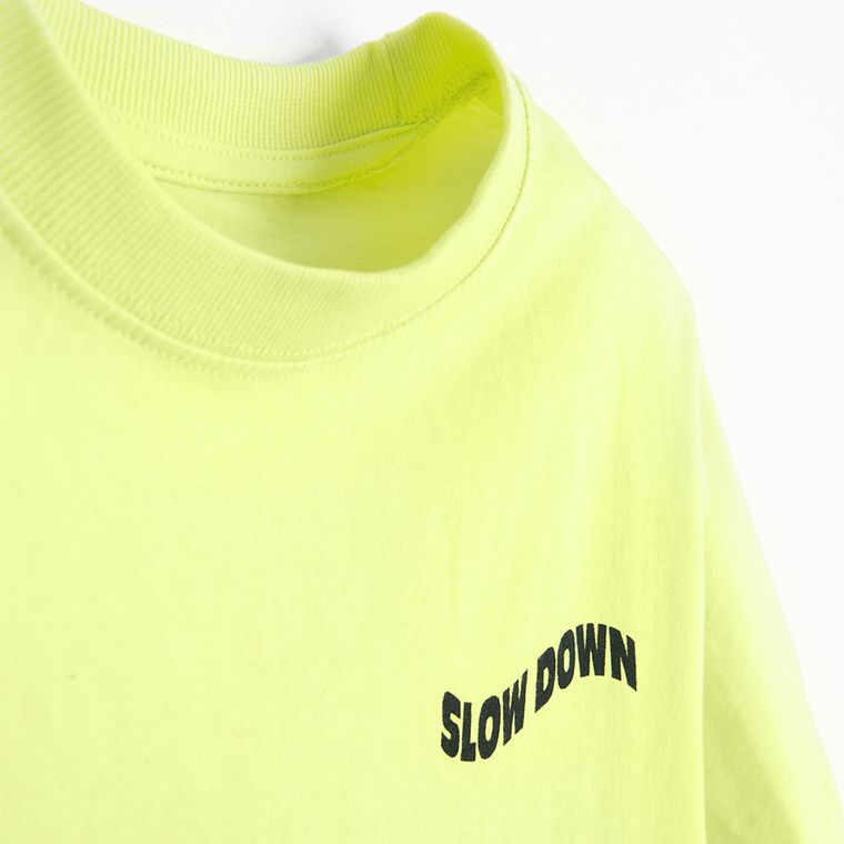 Cool Club, T-shirt chłopięcy, żółty fluo