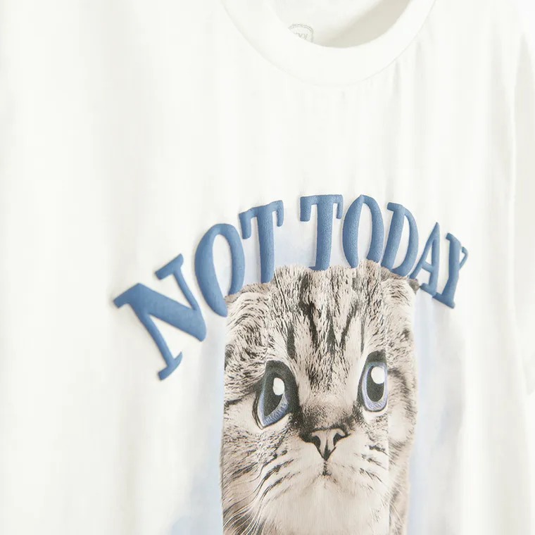 Cool Club, T-shirt dziewczęcy, biały