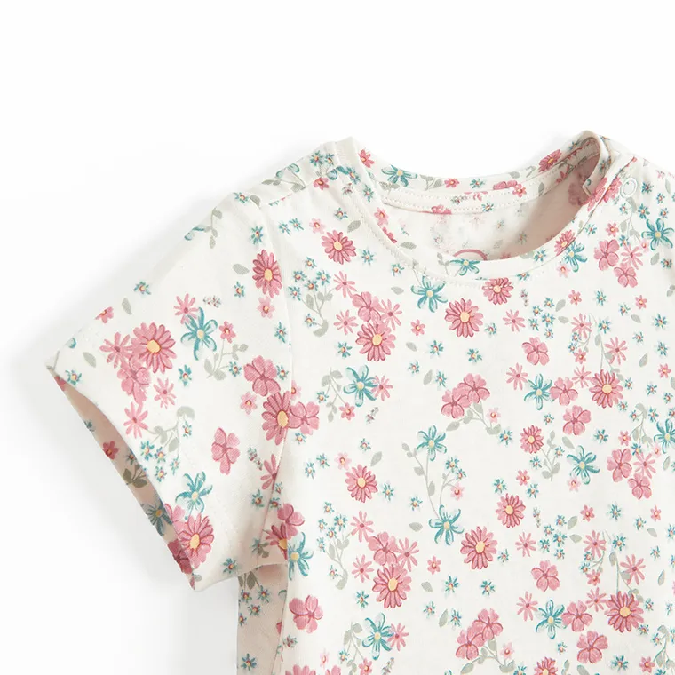 Cool Club, T-shirt dziewczęcy, biały