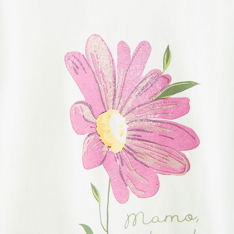 Cool Club, T-shirt dziewczęcy, biały