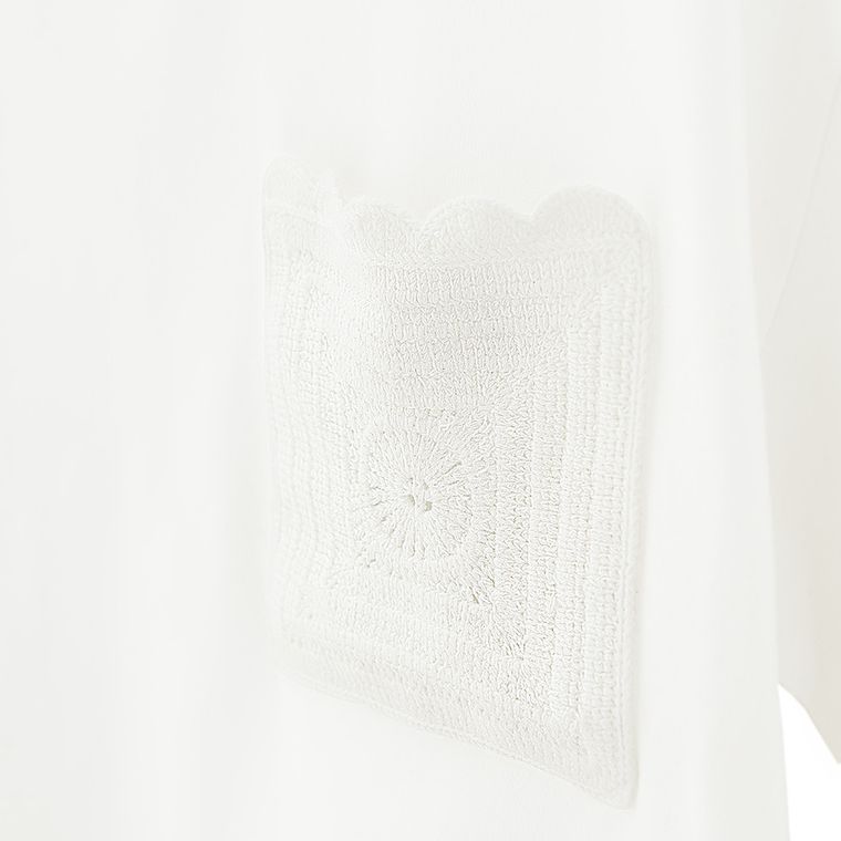 Cool Club, T-shirt dziewczęcy, crop top, biały