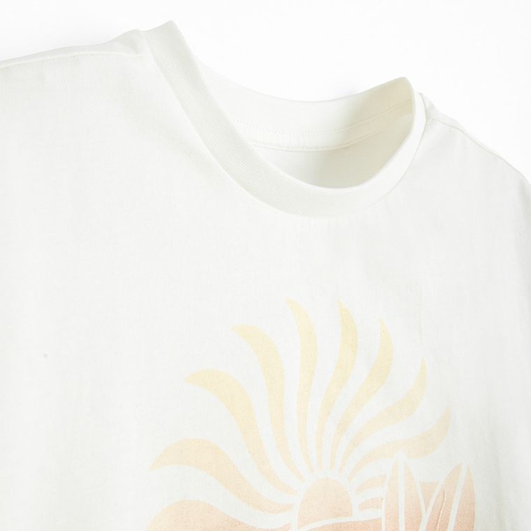 Cool Club, T-shirt dziewczęcy, crop top, biały