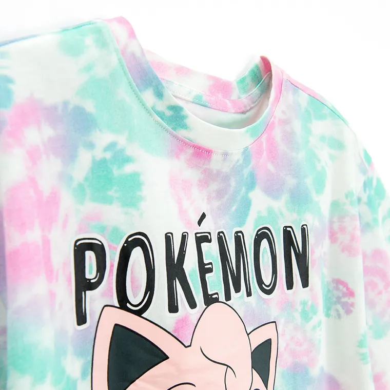 Cool Club, T-shirt dziewczęcy, crop top, mix, Pokemon