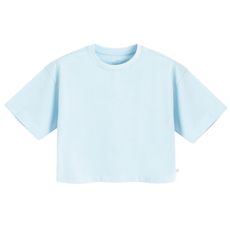 Cool Club, T-shirt dziewczęcy, crop top, mix, zestaw, 5 szt.